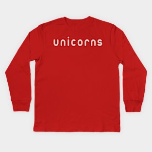 UNICORNS Kids Long Sleeve T-Shirt